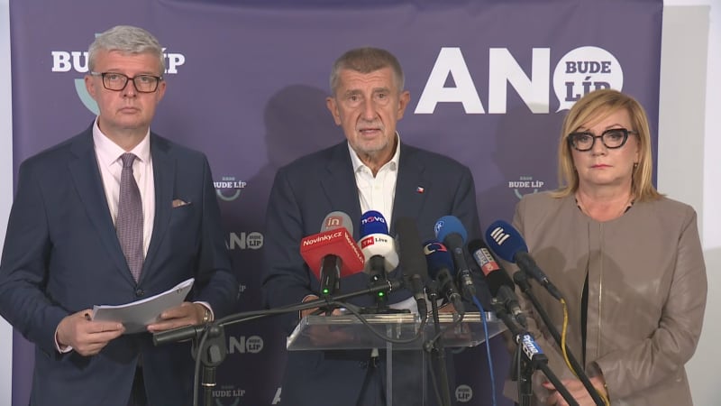 Domluveno, máme koaliční smlouvu, hlásí ANO, SPD a Motoristé. Babiš řekl, kdy ji podepíšou