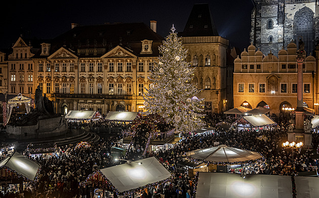 Foto měsíce získala Anna Kristová z MAFRY, zachytila cestu vánočního stromu pro Prahu