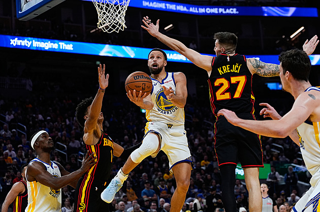 Atlanta si vyšlápla na Golden State, Krejčí opět v základní pětce