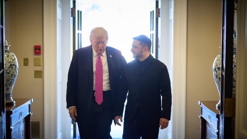 Ukrajinská delegace míří po Trumpových výrocích do USA. Má řešit záruky a poválečný rozvoj