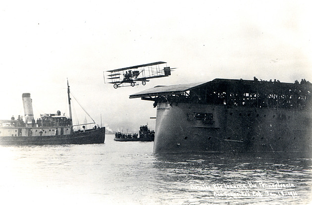 Ukázal, že to jde. Eugene Burton Ely začal psát historii letadlových lodí