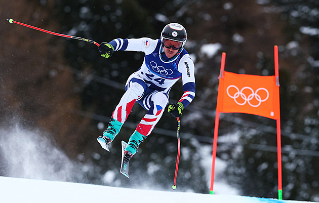 Zabystřan absolvoval první trénink na olympijský sjezd, v Bormiu byl třicátý