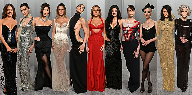 Móda z party po Oscarech: Sexy výstřihy i rafinované modely, pánové překvapili také