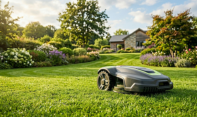 Sbohem, dráty. Robotické sekačky ovládl luxus za lidovou cenu