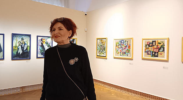 Přítel Borna, nepřítel komunistů. V Mostě je výstava uznávaného umělce Jelínka