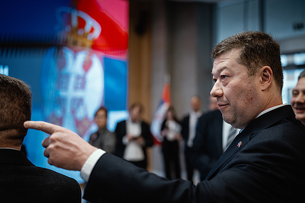 Okamura navštívil srbský parlament. Kosovo bych neuznal, řekl