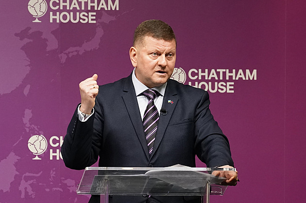 Na konferenci o Ukrajině přijede do Prahy generál Valerij Zalužnyj